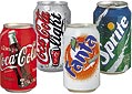 Cola Fanta Sprite